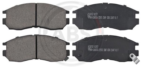 Brake Pad Set, disc brake A.B.S. 36763