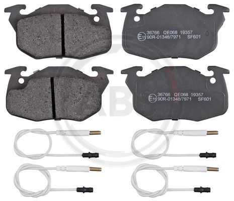 Brake Pad Set, disc brake A.B.S. 36766