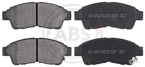 Brake Pad Set, disc brake A.B.S. 36777