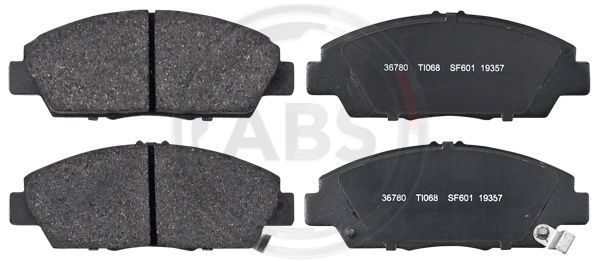 Brake Pad Set, disc brake A.B.S. 36780