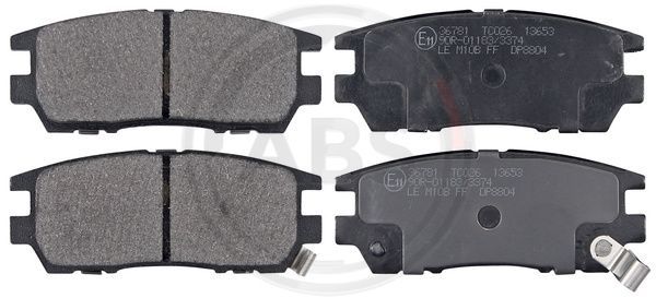 Brake Pad Set, disc brake A.B.S. 36781