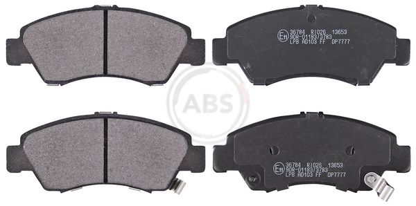 Brake Pad Set, disc brake A.B.S. 36784