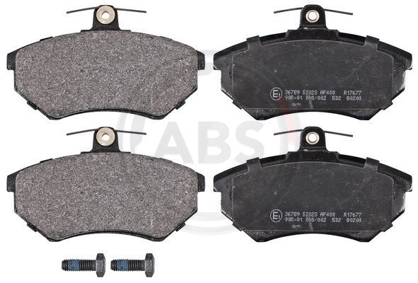 Brake Pad Set, disc brake A.B.S. 36789