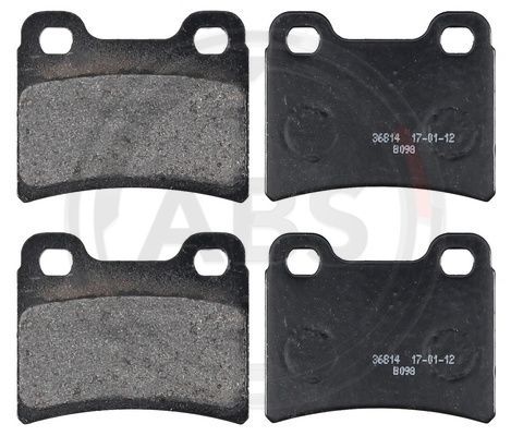 Brake Pad Set, disc brake A.B.S. 36814