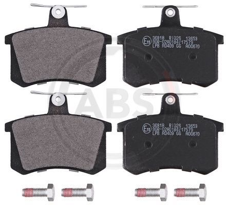 Brake Pad Set, disc brake A.B.S. 36818