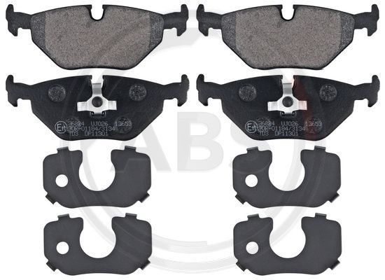 Brake Pad Set, disc brake A.B.S. 36824