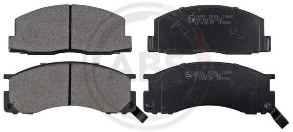 Brake Pad Set, disc brake A.B.S. 36829