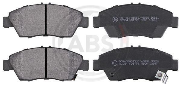 Brake Pad Set, disc brake A.B.S. 36831