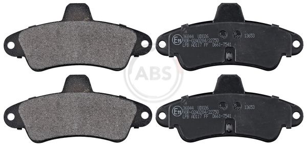 Brake Pad Set, disc brake A.B.S. 36844