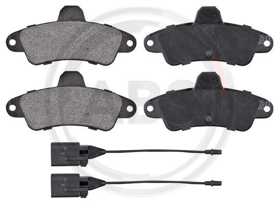 Brake Pad Set, disc brake A.B.S. 36845