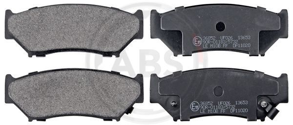 Brake Pad Set, disc brake A.B.S. 36852