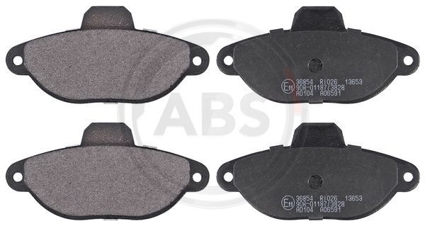 Brake Pad Set, disc brake A.B.S. 36854