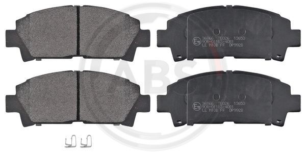 Brake Pad Set, disc brake A.B.S. 36866