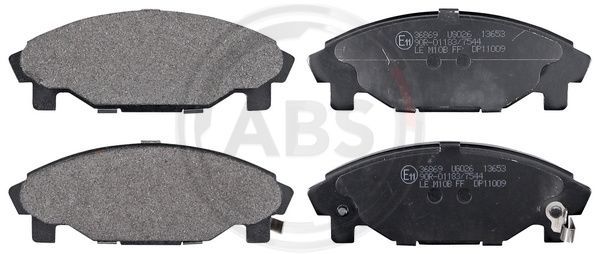 Brake Pad Set, disc brake A.B.S. 36869