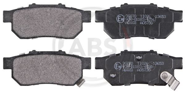 Brake Pad Set, disc brake A.B.S. 36870