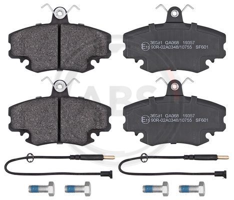 Brake Pad Set, disc brake A.B.S. 36881