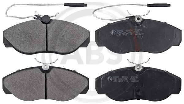 Brake Pad Set, disc brake A.B.S. 36883