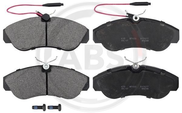 Brake Pad Set, disc brake A.B.S. 36884