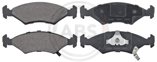 Brake Pad Set, disc brake A.B.S. 36886
