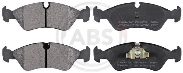 Brake Pad Set, disc brake A.B.S. 36896