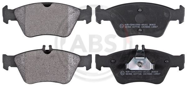 Brake Pad Set, disc brake A.B.S. 36903