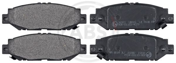 Brake Pad Set, disc brake A.B.S. 36921