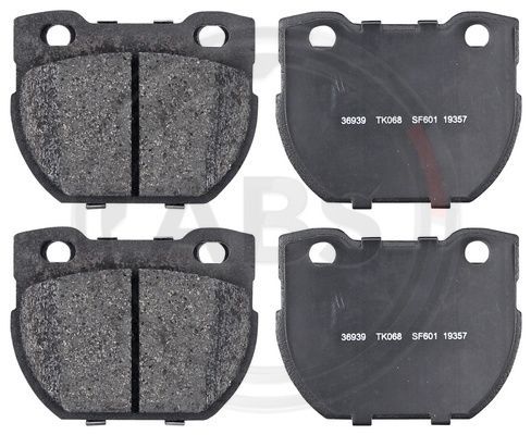 Brake Pad Set, disc brake A.B.S. 36939