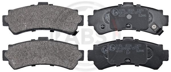 Brake Pad Set, disc brake A.B.S. 36956