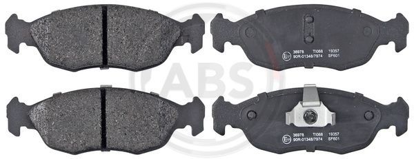 Brake Pad Set, disc brake A.B.S. 36978