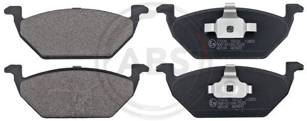 Brake Pad Set, disc brake A.B.S. 37008