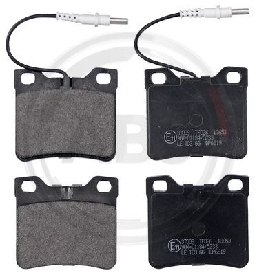 Brake Pad Set, disc brake A.B.S. 37009