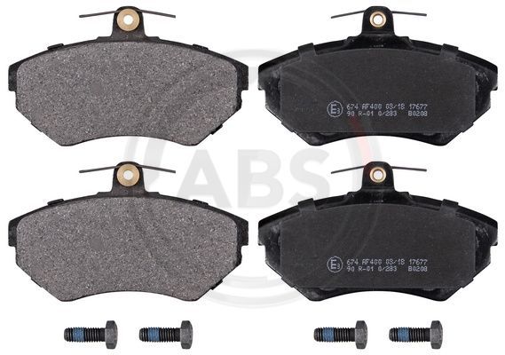 Brake Pad Set, disc brake A.B.S. 37010