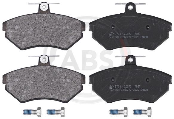 Комплект гальмівних накладок, дискове гальмо A.B.S. 37011
