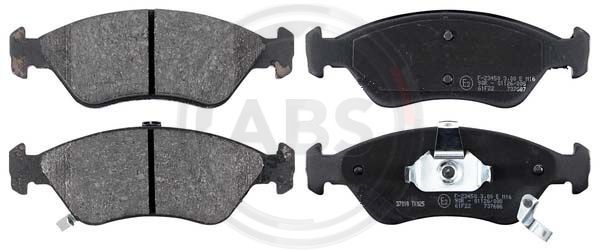 Brake Pad Set, disc brake A.B.S. 37018