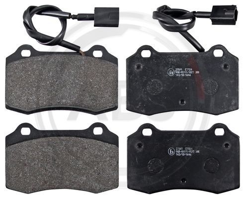 Brake Pad Set, disc brake A.B.S. 37041