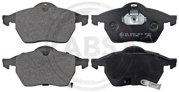 Brake Pad Set, disc brake A.B.S. 37116