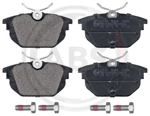 Brake Pad Set, disc brake A.B.S. 37123