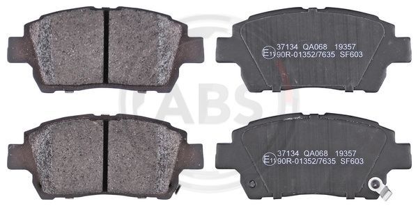 Brake Pad Set, disc brake A.B.S. 37134