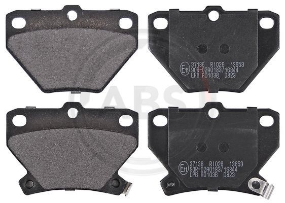 Brake Pad Set, disc brake A.B.S. 37136