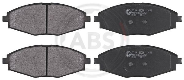 Brake Pad Set, disc brake A.B.S. 37139