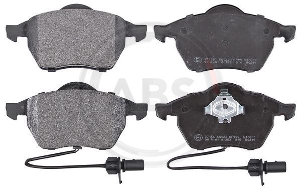 Brake Pad Set, disc brake A.B.S. 37156