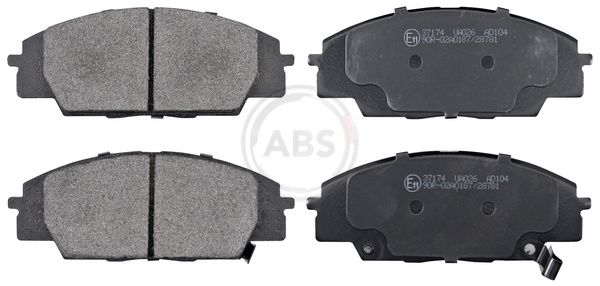 Brake Pad Set, disc brake A.B.S. 37174