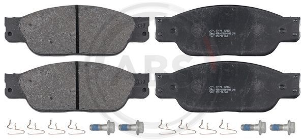 Brake Pad Set, disc brake A.B.S. 37179