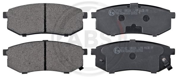 Brake Pad Set, disc brake A.B.S. 37182