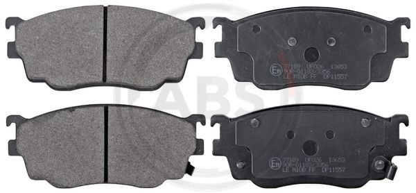 Brake Pad Set, disc brake A.B.S. 37189