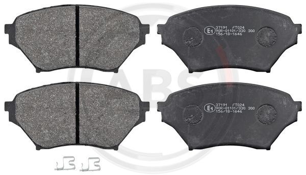 Brake Pad Set, disc brake A.B.S. 37191