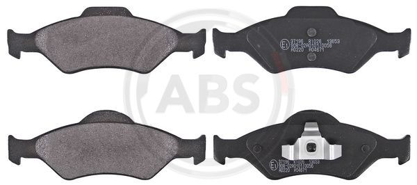 Brake Pad Set, disc brake A.B.S. 37196