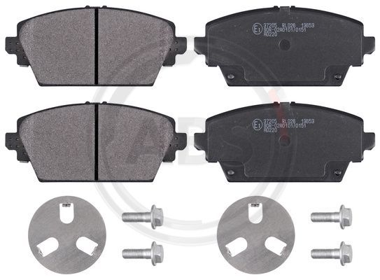 Brake Pad Set, disc brake A.B.S. 37205