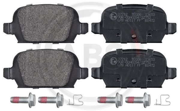 Brake Pad Set, disc brake A.B.S. 37212