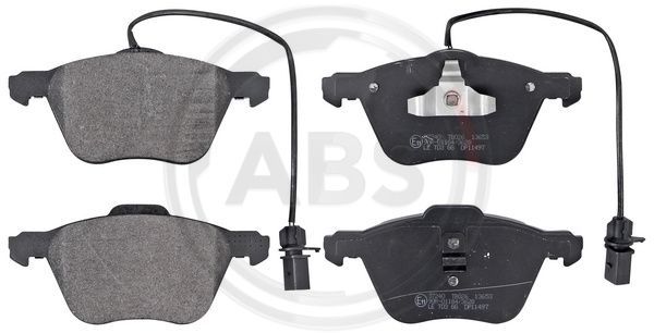 Brake Pad Set, disc brake A.B.S. 37240